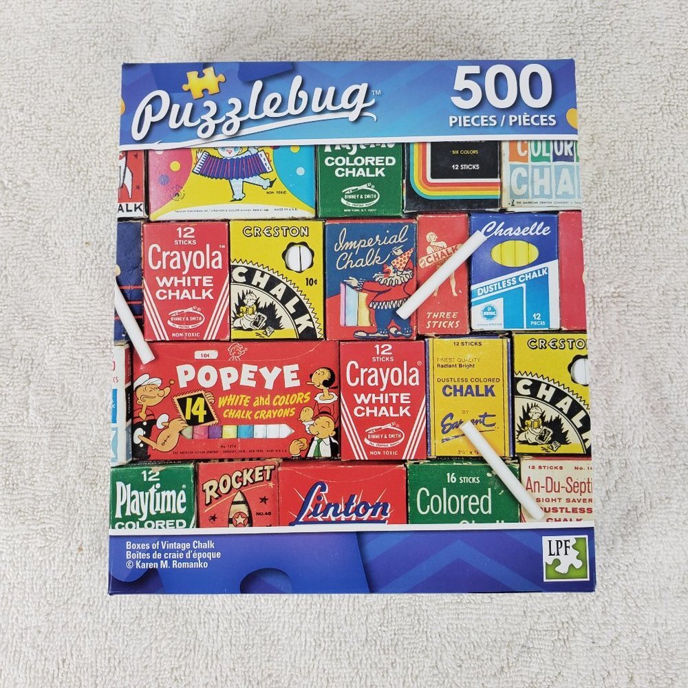 Puzzlebug Vintage Chalk Puzzle NWT